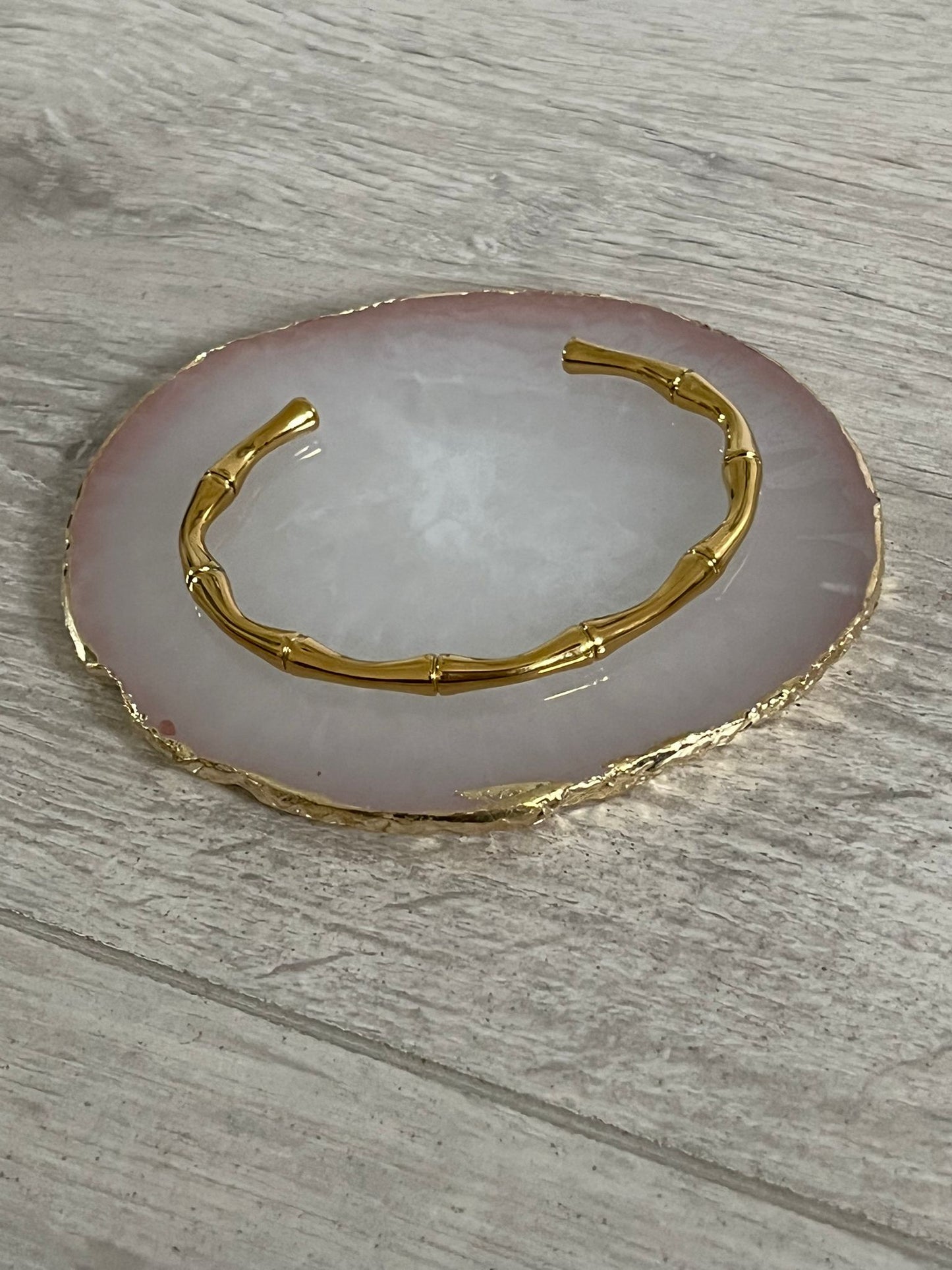 Bamboo Open Cuff Bangle